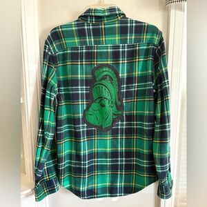 Michigan State flannel shirt